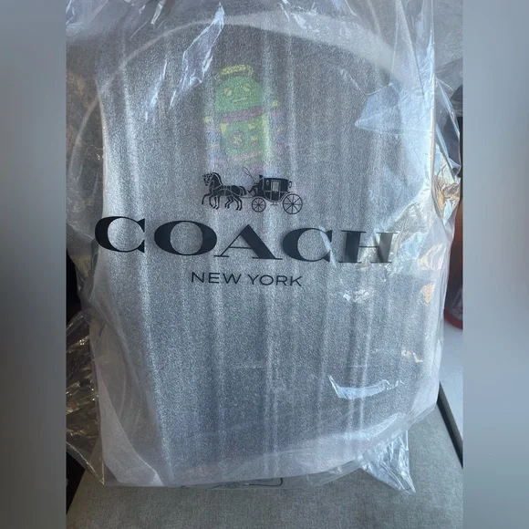 NWT！COSMIC COACH WEST BACKPACK IN SIGNATURE CANVAS WITH ROBOT PRINT（COACH CW326） - Picture 8 of 14